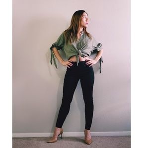 Black sparkly leggings